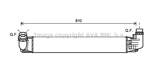 AVA QUALITY COOLING Kompressoriõhu radiaator DA4009